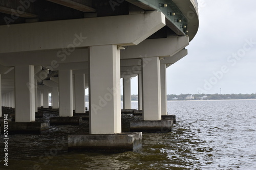 under bridge
