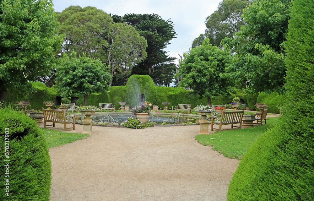 Relaxing garden - The Ashcombe Maze and Lavender Gardena, Victoria, Australia
