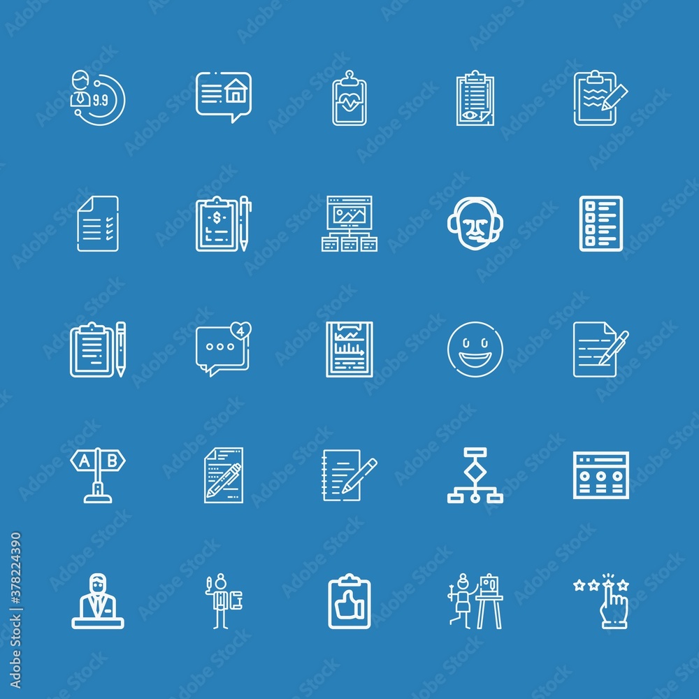 Editable 25 feedback icons for web and mobile Editable 25 feedback icons for web and mobile