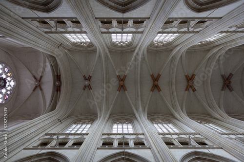 Ceiling of Nantes Cathedral, Cathedral of St. Peter and St. Paul of Nantes, Nantes, France