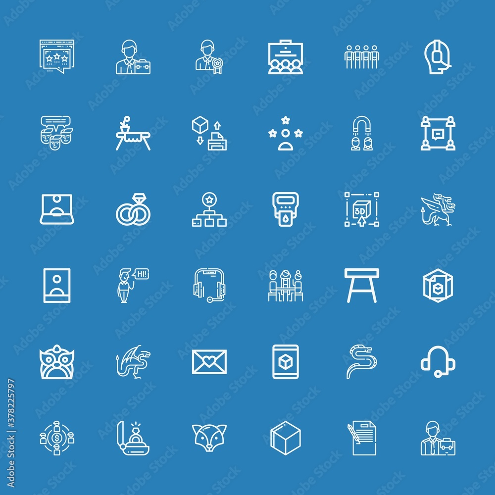Editable 36 corporate icons for web and mobile Editable 36 corporate icons for web and mobile