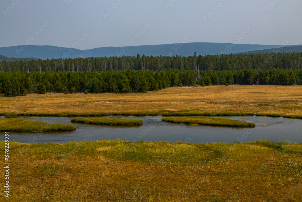 River in Yellowstone National Park
