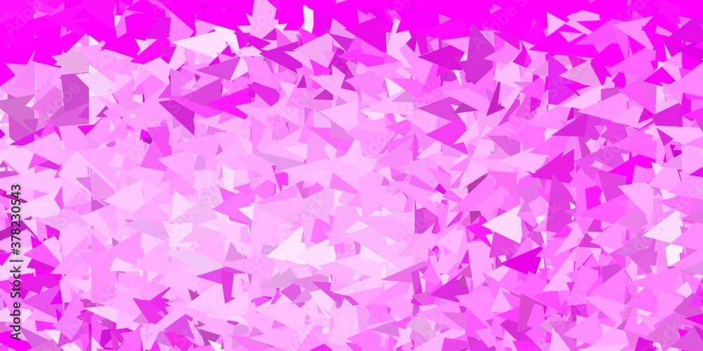 Light purple, pink vector abstract triangle background. Light purple, pink vector abstract triangle background.