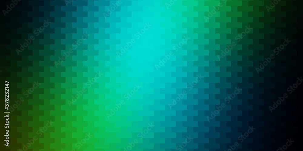 Dark Blue, Yellow vector template in rectangles. Abstract gradient illustration with colorful rectangles. Template for cellphones.