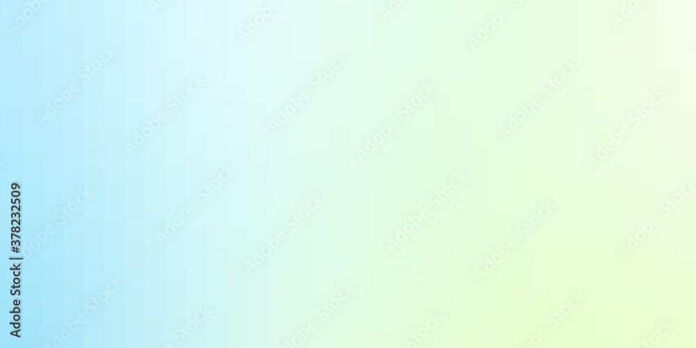 Light Blue, Green vector background in polygonal style. Rectangles with colorful gradient on abstract background. Pattern for commercials, ads.