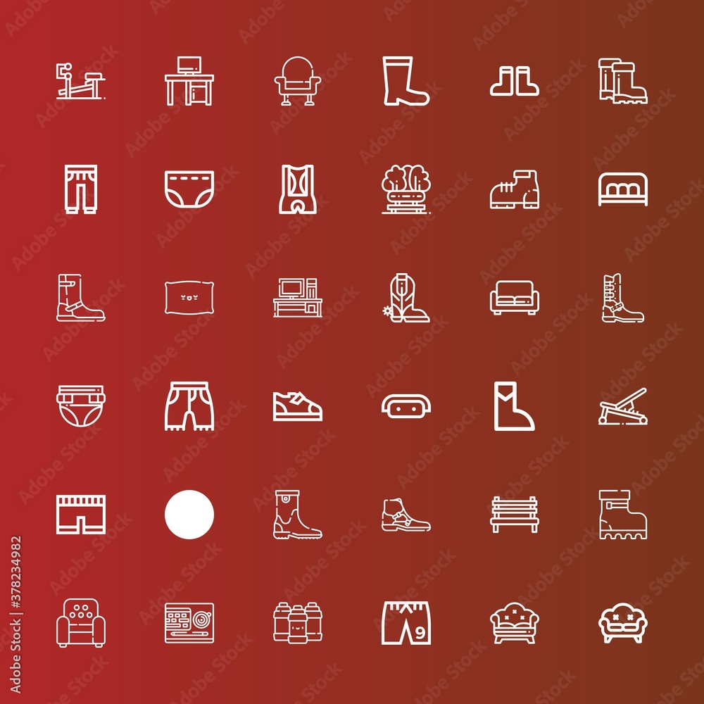 Editable 36 comfortable icons for web and mobile Editable 36 comfortable icons for web and mobile