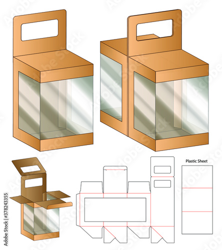 caja doble de cartón