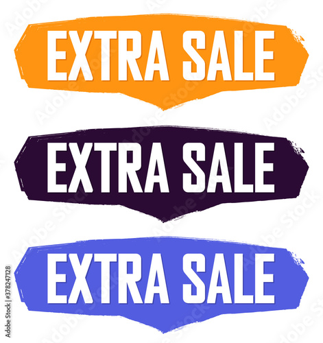 Wallpaper Mural Set Extra Sale banners, discount tags design template, vector illustration Torontodigital.ca