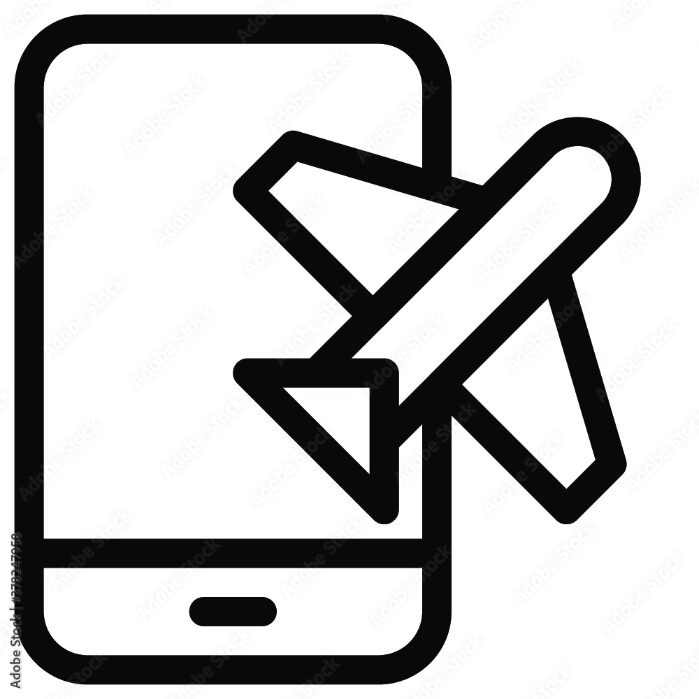 Smartphone icon. line icon. vector icon. vector illustration Smartphone icon. line icon. vector icon. vector illustration