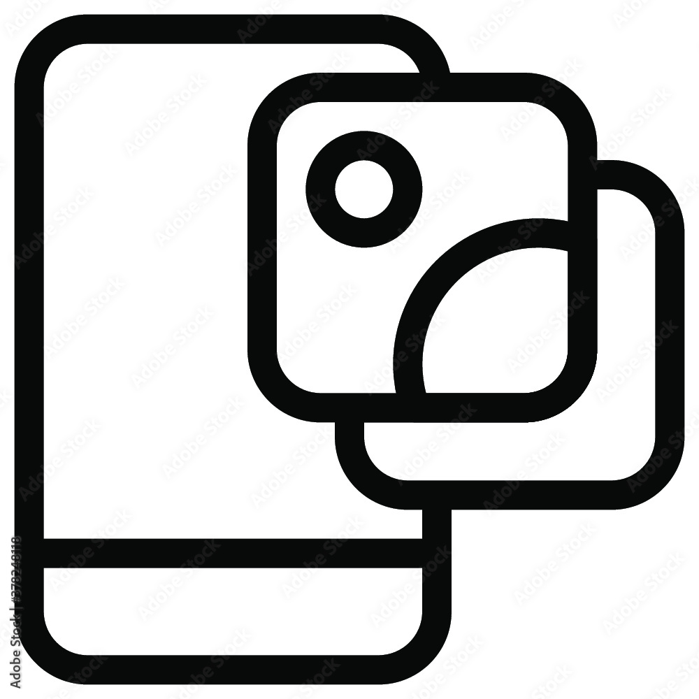 Smartphone icon. line icon. vector icon. vector illustration Smartphone icon. line icon. vector icon. vector illustration