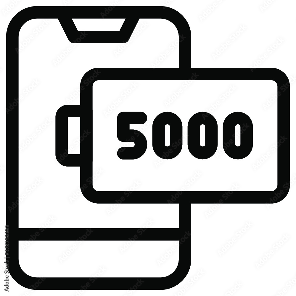 Smartphone icon. line icon. vector icon. vector illustration Smartphone icon. line icon. vector icon. vector illustration