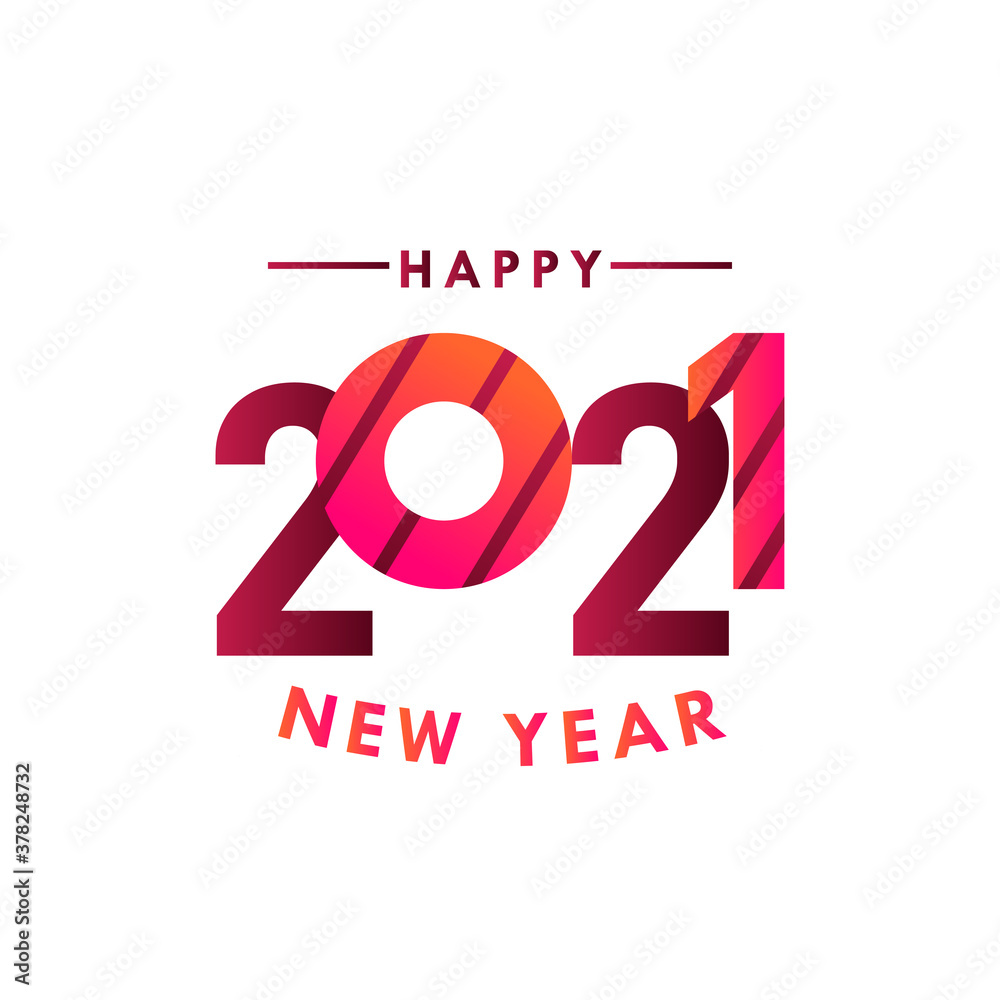 Happy New Years 2021 Celebration Vector Template Design Illustration Happy New Years 2021 Celebration Vector Template Design Illustration
