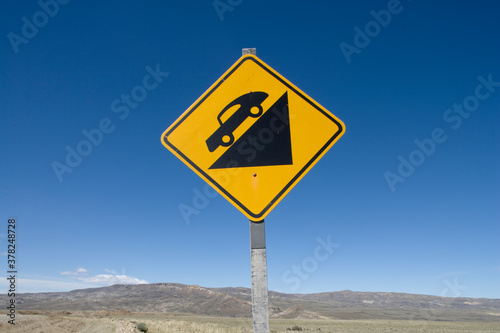 Road Sign, Patagonia, Argentina