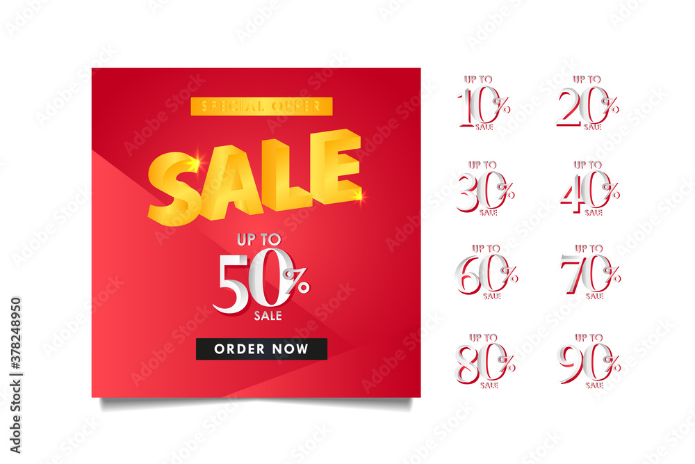 Discount up to 50% off Special Offer, Order Now Vector Template Design Illustration Discount up to 50% off Special Offer, Order Now Vector Template Design Illustration