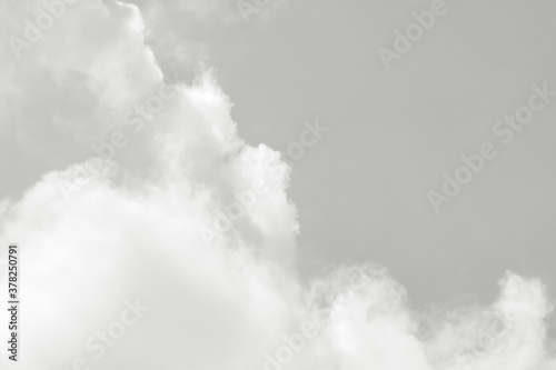 Close up of fluffy clouds