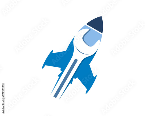 Rocket launch with wrench repair inside