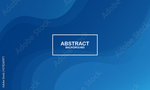 Blue liquid color background. Dynamic shapes composition. Eps10 vector