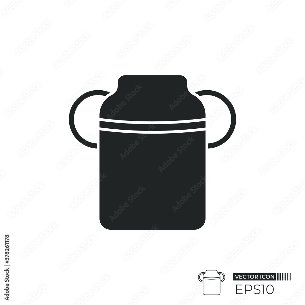 Milk tank icon. Vector icon design isolated. Usable for packaging element, sign, and logo Milk tank icon. Vector icon design isolated. Usable for packaging element, sign, and logo