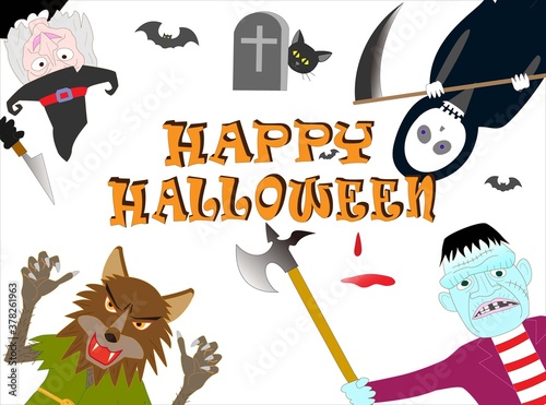 ハロウィンの日の恐怖