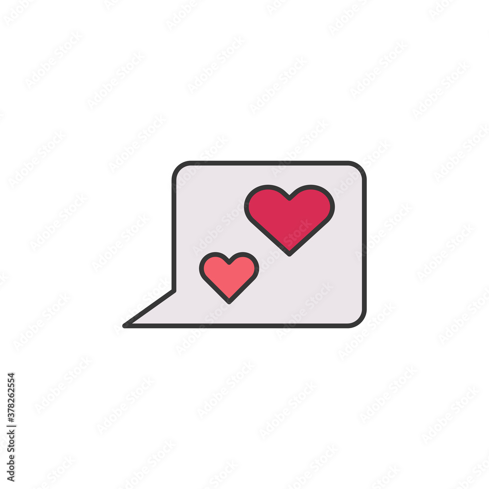 love messages friendship outline icon. Elements of friendship line icon. Signs, symbols and vectors can be used for web, logo, mobile app, UI, UX on white background love messages friendship outline icon. Elements of friendship line icon. Signs, symbols and vectors can be used for web, logo, mobile app, UI, UX on white background