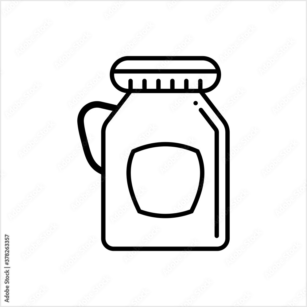 Glass Jar Icon, Cylindrical Container Icon, Glass Jar Icon, Cylindrical Container Icon,