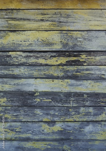 Wallpaper Mural Wooden yellow gray background of planks Torontodigital.ca