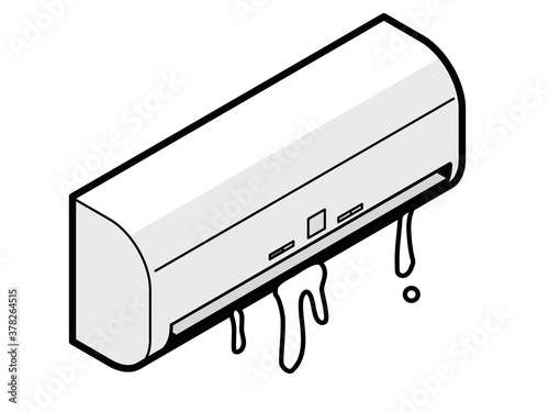 水が漏れるエアコン