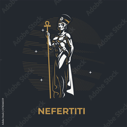 Egyptian Queen Nefertiti. 