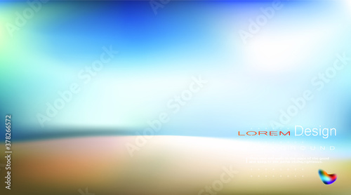 Beach blurred background. vector illustration design wallpaper,abstract blur backdrop.