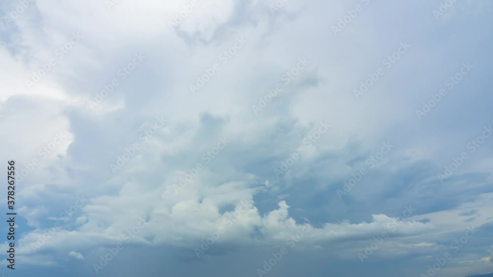TimeLapse of cloudy sky horizontal with beautiful cirrocumulus clouds in rainy season, slow moving of cloud covering sky, good weather skycap nature background TimeLapse of cloudy sky horizontal with beautiful cirrocumulus clouds in rainy season, slow moving of cloud covering sky, good weather skycap nature background