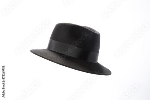 Black hat isolated on white background