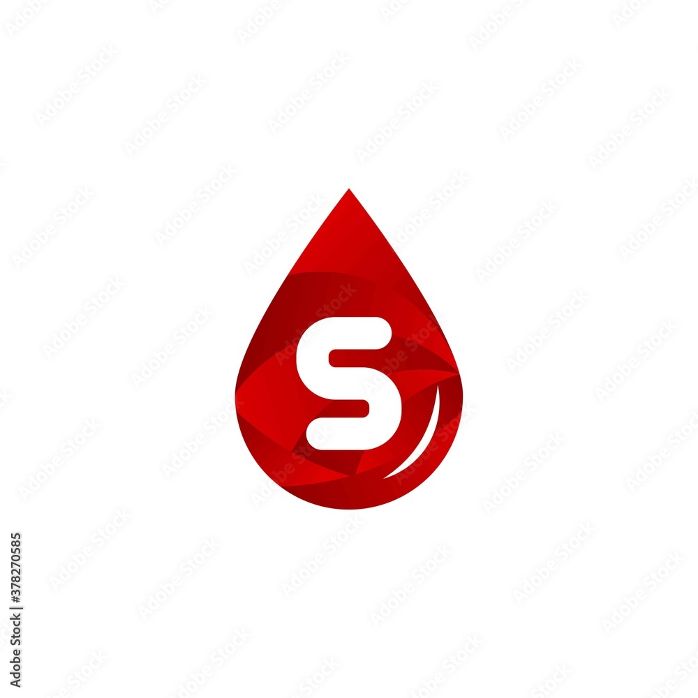 s letter blood logo design.World Blood Donor Day vector background. Awareness poster with red paper cut blood drop. 14 june. Hemophilia day concept s letter blood logo design.World Blood Donor Day vector background. Awareness poster with red paper cut blood drop. 14 june. Hemophilia day concept