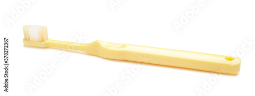 Tooth brush on white background