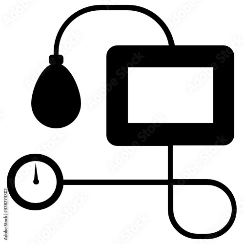 
A design of bp apparatus, sphygmomanometer icon
