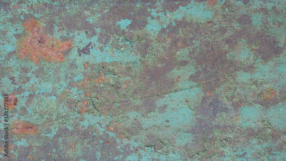 Rusty, old, rough, metal texture. Dark rusty metal texture background for interior exterior decoration and industrial construction concept design. Vintage effect.