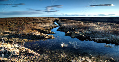 South Iceland - Glacier River under Vatnajokull