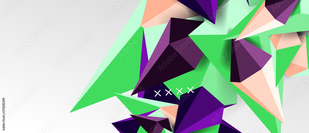 3d low poly abstract shape background vector illustration 3d low poly abstract shape background vector illustration