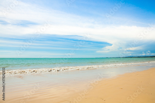 beautiful sea, sand and blue sky in Kao Lak, Thailand © wandee007