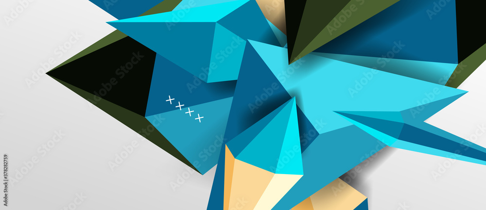 3d low poly abstract shape background vector illustration 3d low poly abstract shape background vector illustration