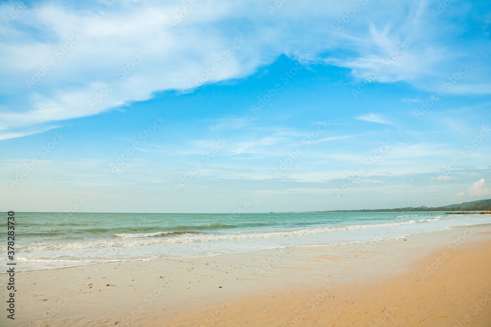 Beautiful tropical beach and sea .