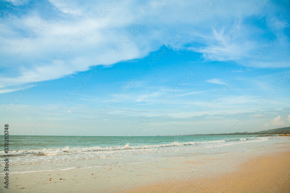 Beautiful tropical beach and sea .