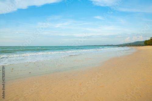 Beautiful tropical beach and sea .