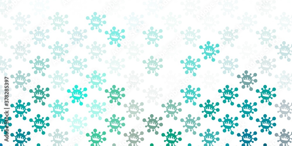 Light green vector template with flu signs. Light green vector template with flu signs.
