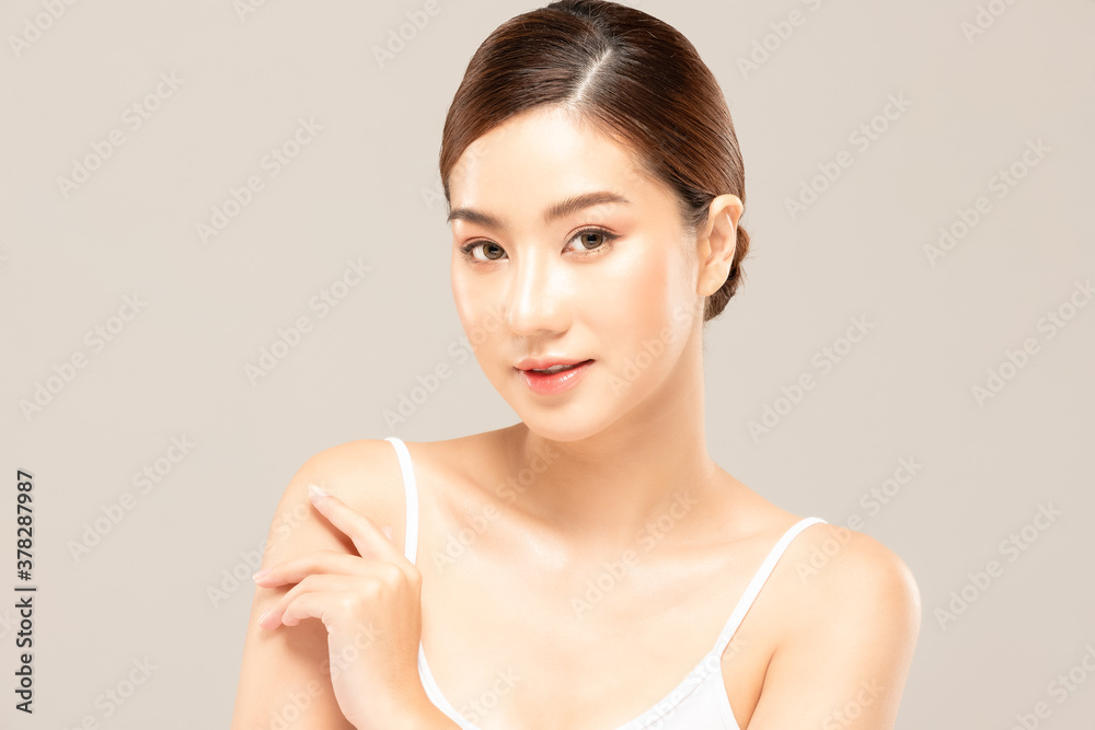 Beauty asian women portrait face with skin care healthy and skin. Beauty asian women portrait face with skin care healthy and skin.