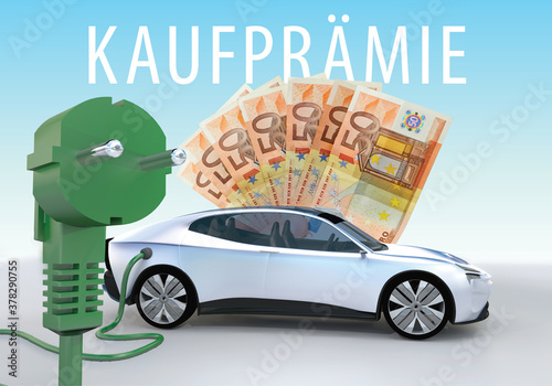 kaufprämie elektro auto electric car, e-car charging
