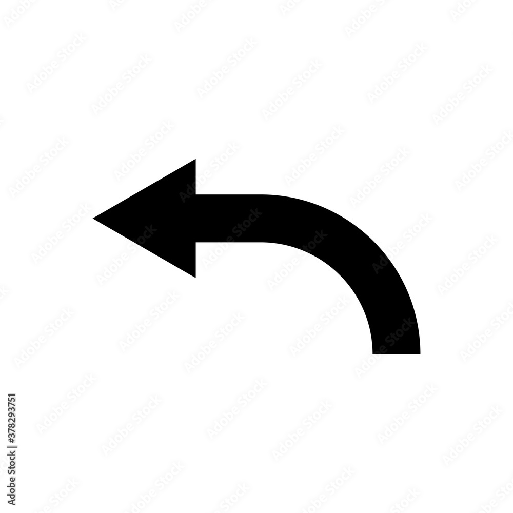 Arrow, back, left arrow icon. Design template vector Arrow, back, left arrow icon. Design template vector