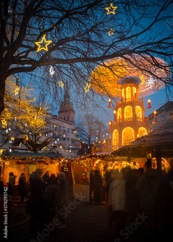 The Christmas Market At Munich - Christmas Pyramid