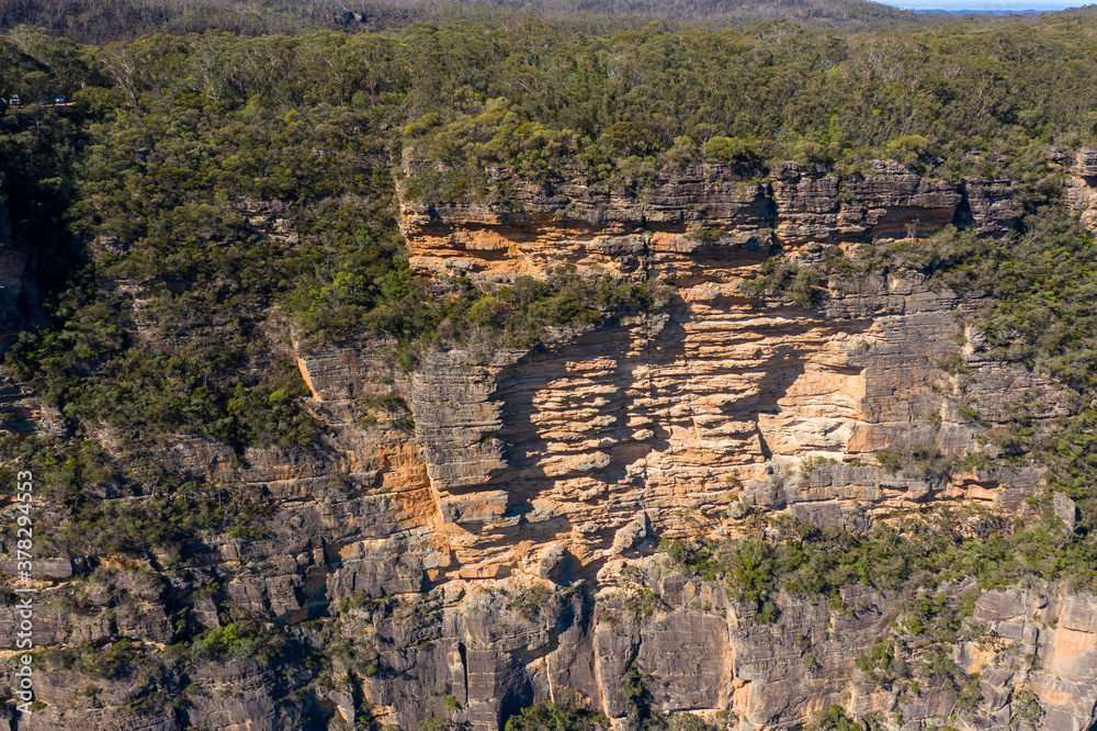 The Kedumba Pass in The Blue Mountains in Australia