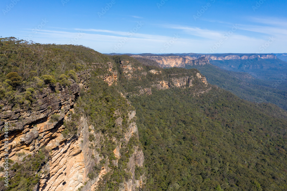 The Kedumba Pass in The Blue Mountains in Australia The Kedumba Pass in The Blue Mountains in Australia