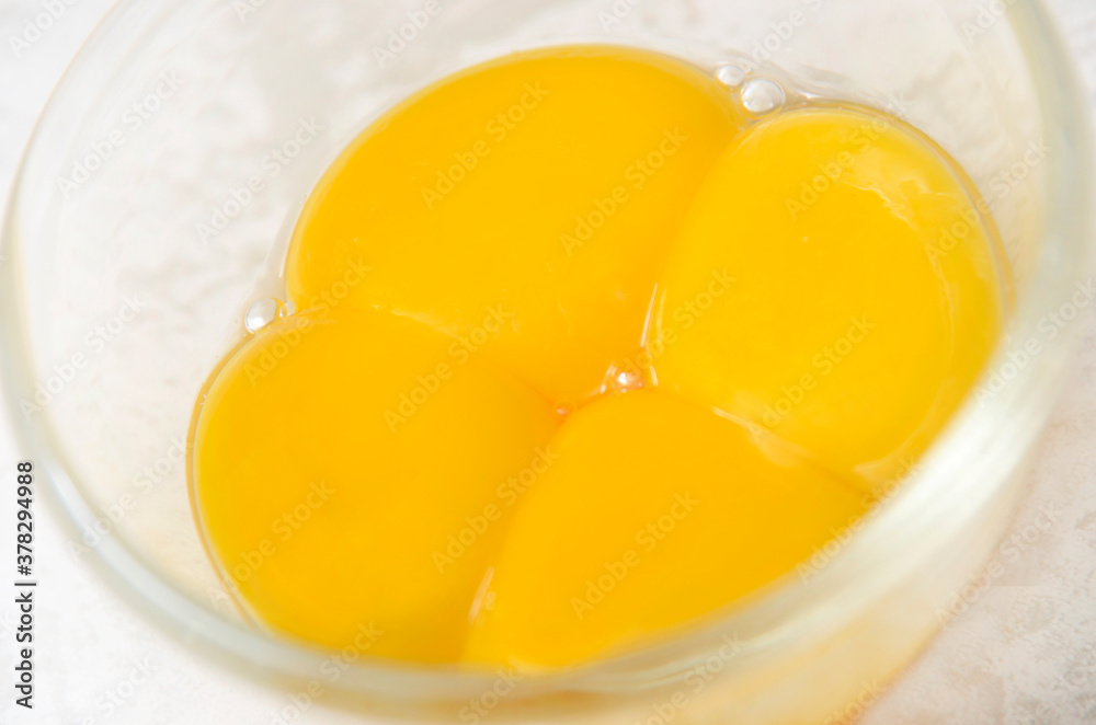 Eggs Yolk, as an ingredient for baking cake Eggs Yolk, as an ingredient for baking cake
